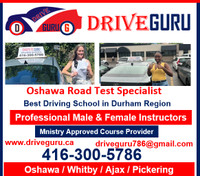 Road Test / Driving Lessons in OSHAWA / Whitby / Ajax/Pickering
