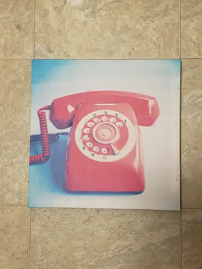 Telephone on canvas, View more