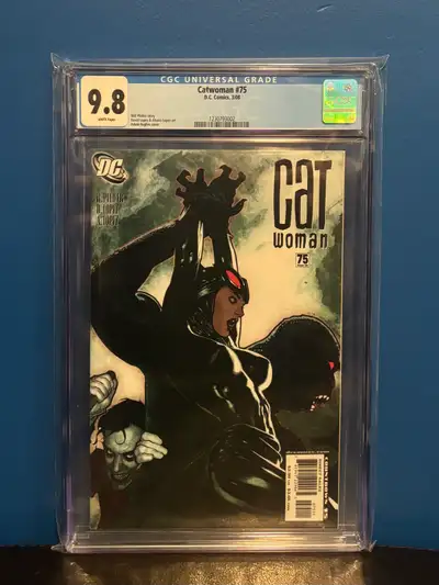 Catwoman #75 Hughes Cover CGC 9.8, View more