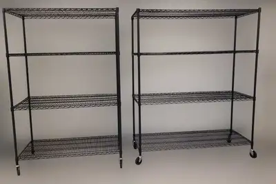 4-Tier Adjustable Wire Shelving Storage Units wi, View more