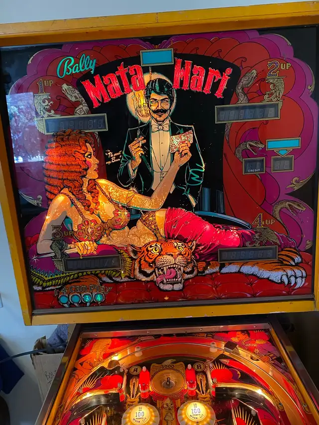 Bally Mata Hari Pinball Machine64722758144129121