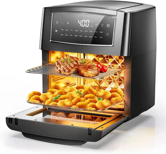 BRAND NEW IN ORIGINAL 12.7 Quart Air Fryer Toaster Oven AF-120CD in Toasters & Toaster Ovens in Mississauga / Peel Region - Image 5