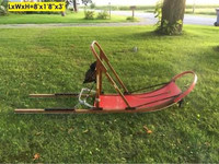 Traîneau à chien toboggan dogsled