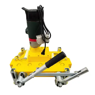 Item number: 057013 Portable Color Steel Tile Edge Locking Machine 360° Electric 470/475 Painted Ste...