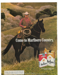 Vintage Marlboro Man ad