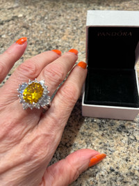 Gorgeous Yellow Sapphire Ring