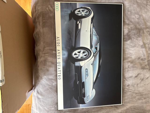 Audi AVUS QUATTRO  dealer poster  in Garage Sales in City of Montréal