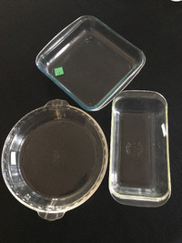 Pyrex Dishes - $5. each - Loaf, Cake & Pie - Made in USA