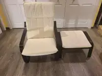 IKEA Armchair & Footstool