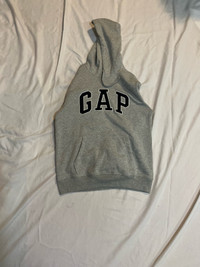 Grey Gap Arch Logo Hoodie