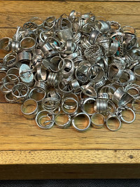 LOTS OF 925 Sterling Silver Rings 
