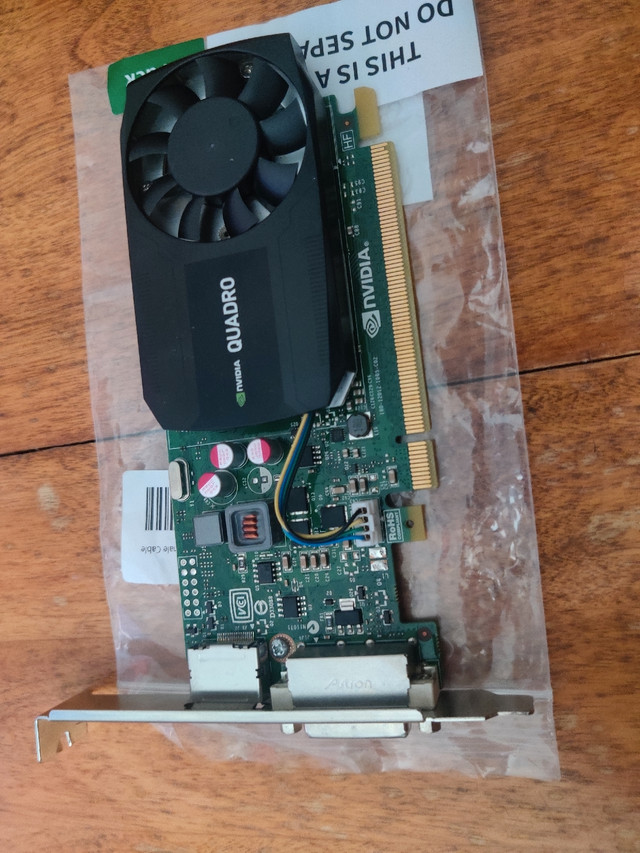 Nvidia Quadro K620 2GB GDDR3 Video card, PCI-E High Profile Card dans Composants de système  à Ville de Montréal - Image 4