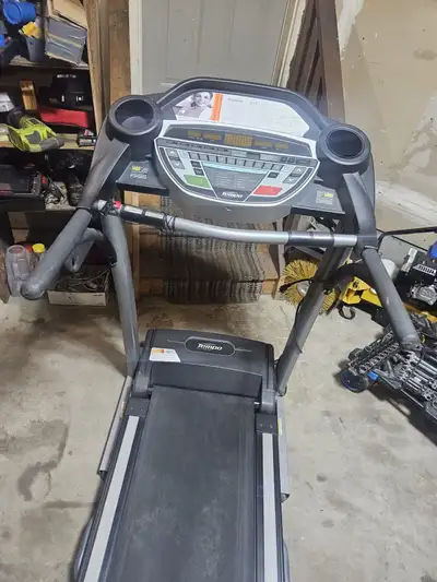 Treadmill that folds up to save space. Pickup Hidden Valley NW needs to be gone this weekend.