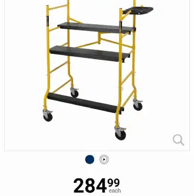 Metaltech 5ft scaffolding. 3 platform, View more