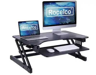 32" Height Adjustable Standing Desk Converter, View more