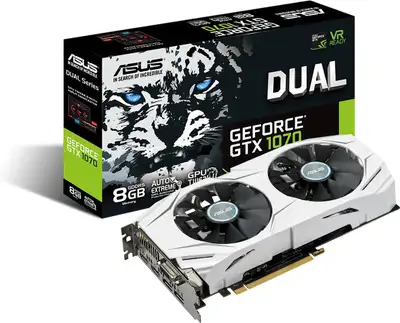 ASUS GeForce GTX 1070 Dual 8GB, View more