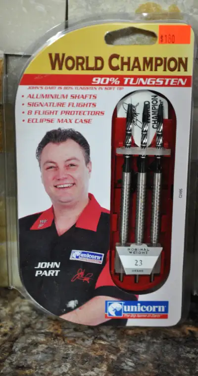 We have a few set of Unicorn professional dart sets. Featured Bob Anderson, John Part, Andy Hamilton...