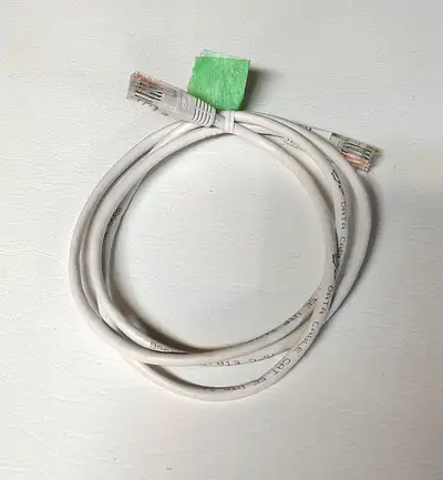 4' Cat 5e Ethernet Cable - White, View more