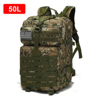 50l Heavy Duty Tactical Backpack, Jungle Digital camo [NEW]