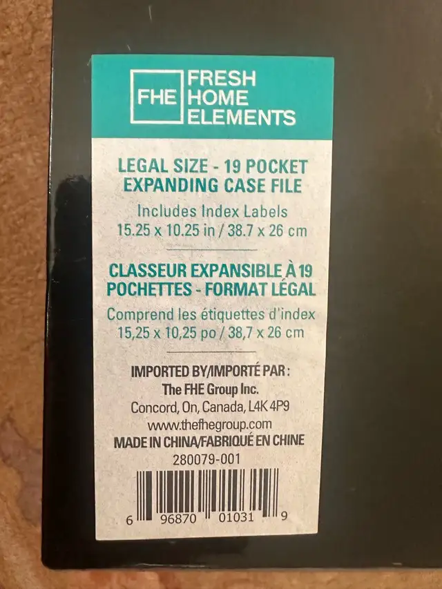 Fresh Home Elements Expanding File in Storage & Organization in Oakville / Halton Region - Image 6