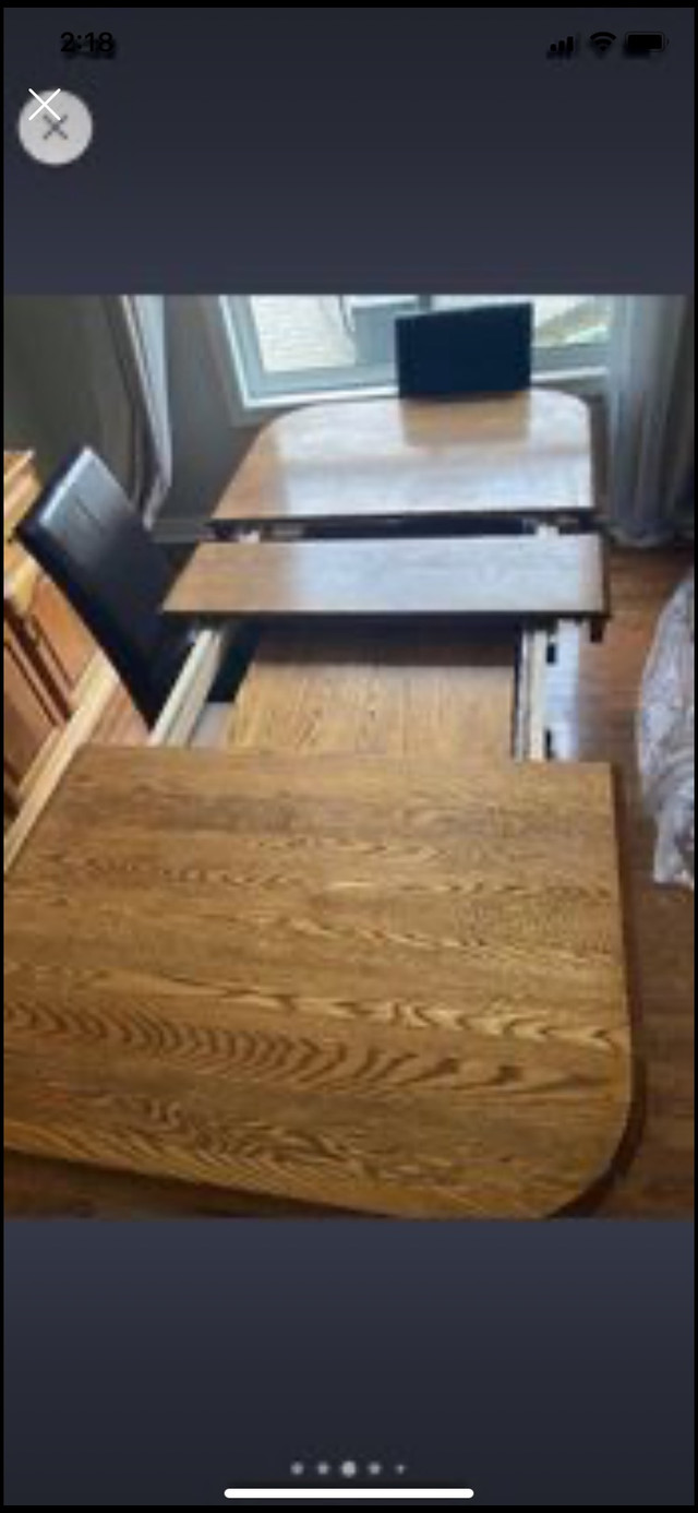 Dining Room Table with double pedestal in Kitchen & Dining Wares in Barrie - Image 4