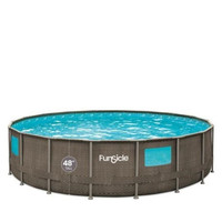 Funsicle Pool Crystal Vue Oasis design 18 ft × 48