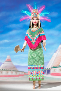 DOTW 'Princess of Ancient Mexico' Barbie 2004 *New*