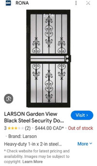 Steel Security Door (Brand New)