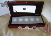 2012 Canada 1 Cent .9999 Silver Coin Collection. RARE TO FIND.