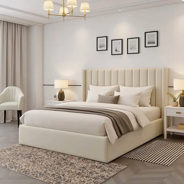 Bedroom Furniture Queen size Beds Kings sizes bed frame storage in Beds & Mattresses in Delta/Surrey/Langley - Image 11