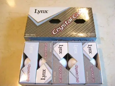 New 15 Pack Lynx Crystal Cat Golf Balls, View more