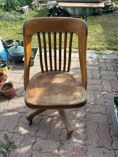 Antique Wooden Accent Chair, View more