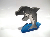 Wooden Dolphin Puzzle