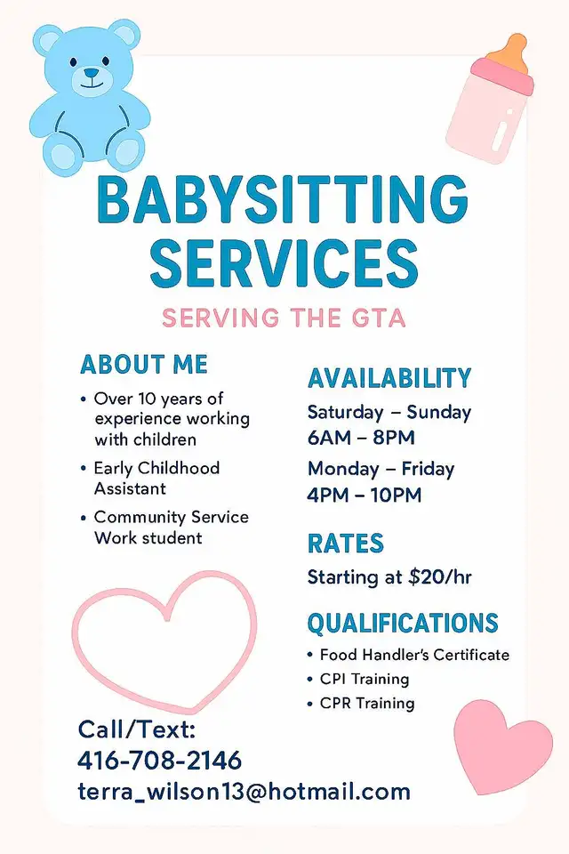 Caregiver  in Child Care in City of Toronto - Image 2