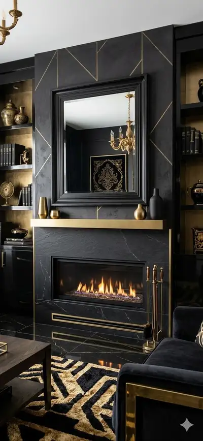 Black Framed Mirror, View more
