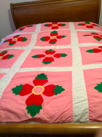 Vintage Hand Made Quilt from Newfoundland 