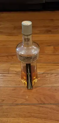 Vintage 1978 CN Tower Whiskey Bottle
