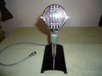 VINTAGE 1950's BULLET MICROPHONE & STAND