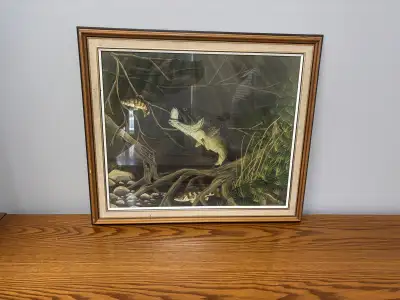 Framed Fish Print, View more