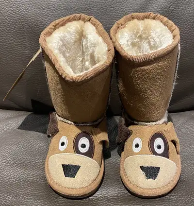 NEW! Lazy One Toasty Toez Slippers Shoes Puppy Dogs (XS) 6-7 Toddler Size NEW Cute shoes Price is fi...