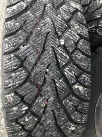Tires on rims