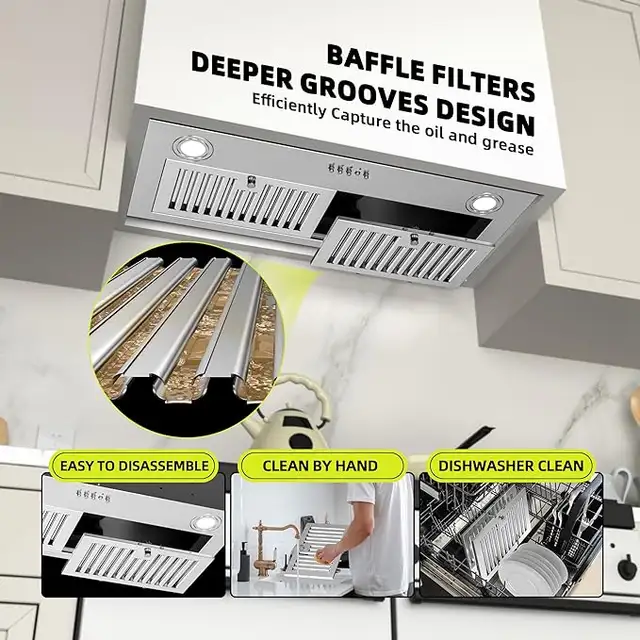 Stainless Steel Range Vent Hood in Stoves, Ovens & Ranges in Belleville - Image 7