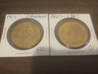 Canada 1867-1967 token