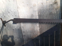 100 year old Ice cutting Saw 6 feet long never used like New