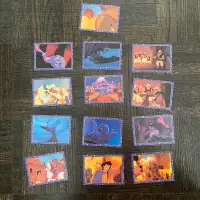 Disney's Aladdin Trading Cards by Panini - Lot of 13 - 1993