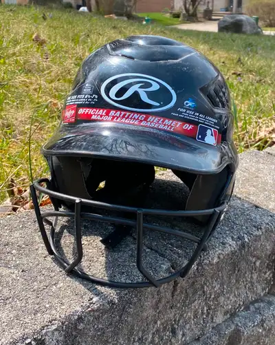 Youth baseball Batting Helmet w/Mask, Bat and Gloves, View more