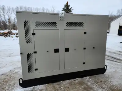 American built with CSA label. 65kW Genset Natural Gas or Propane. Cummins 81.3 kVA, currently setup...