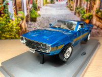1:18 New w/ BOX ERTL 1969 Shelby GT500 Blue rare HardTop Diecast
