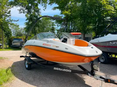 2012 SEADOO CHALLENGER 180SP 255, WAKE TOWER, TRAILER, NEW BATTERY, COVERS, SC REBUILT AND READY FOR...