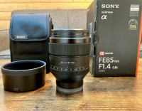 Sony 85 mm  1.4 GM lens